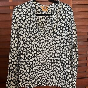 Tory Burch Black and White Women's Top